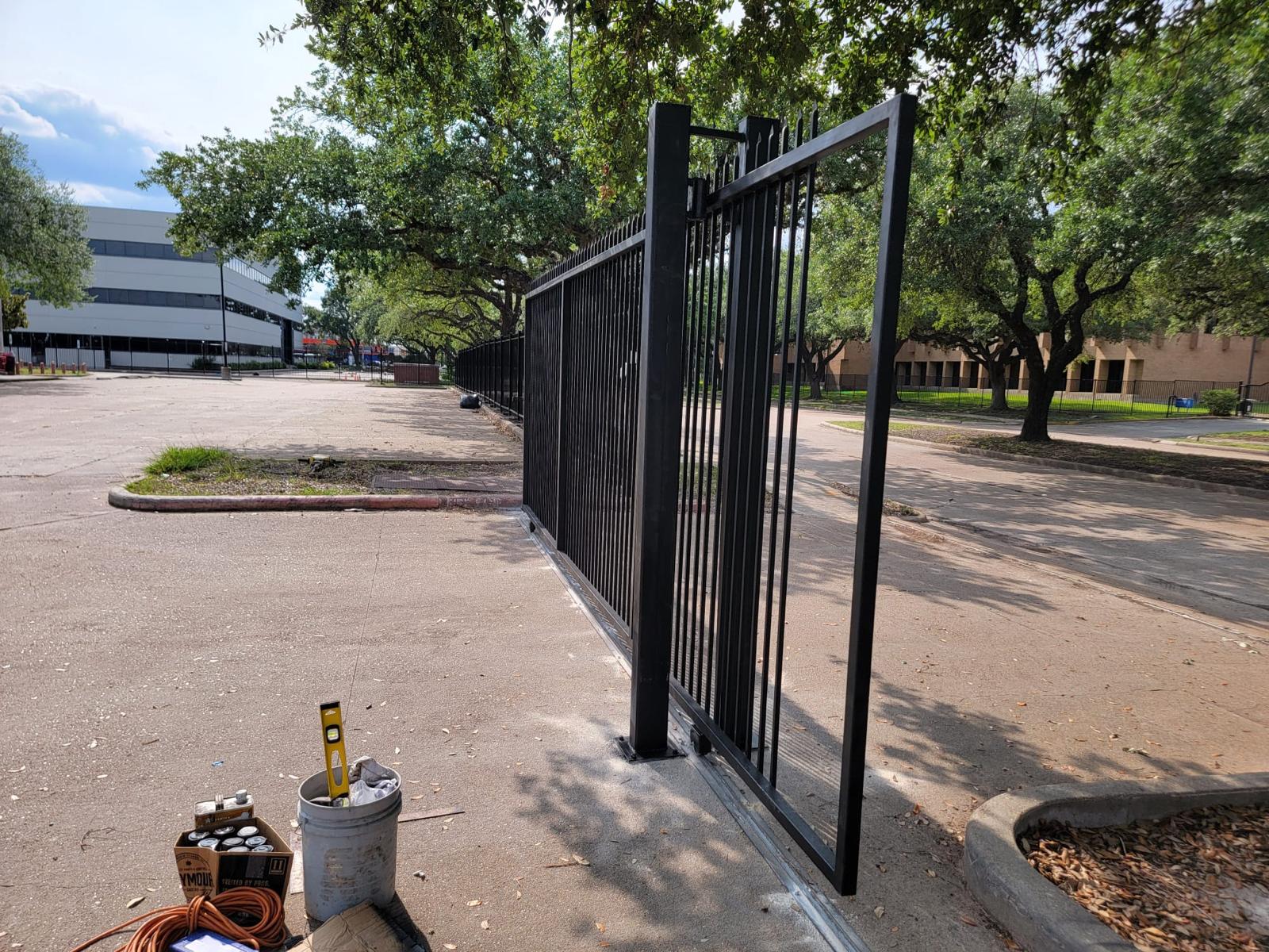 Commercial Warehouse Fence Houston