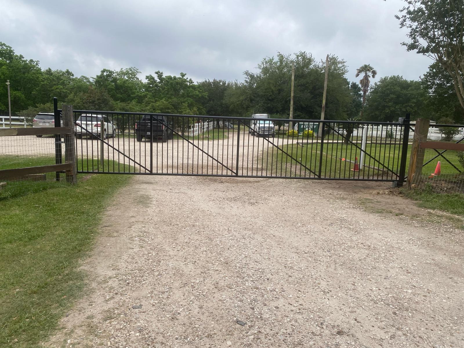 Commercial Iron Sliding Gate Houston