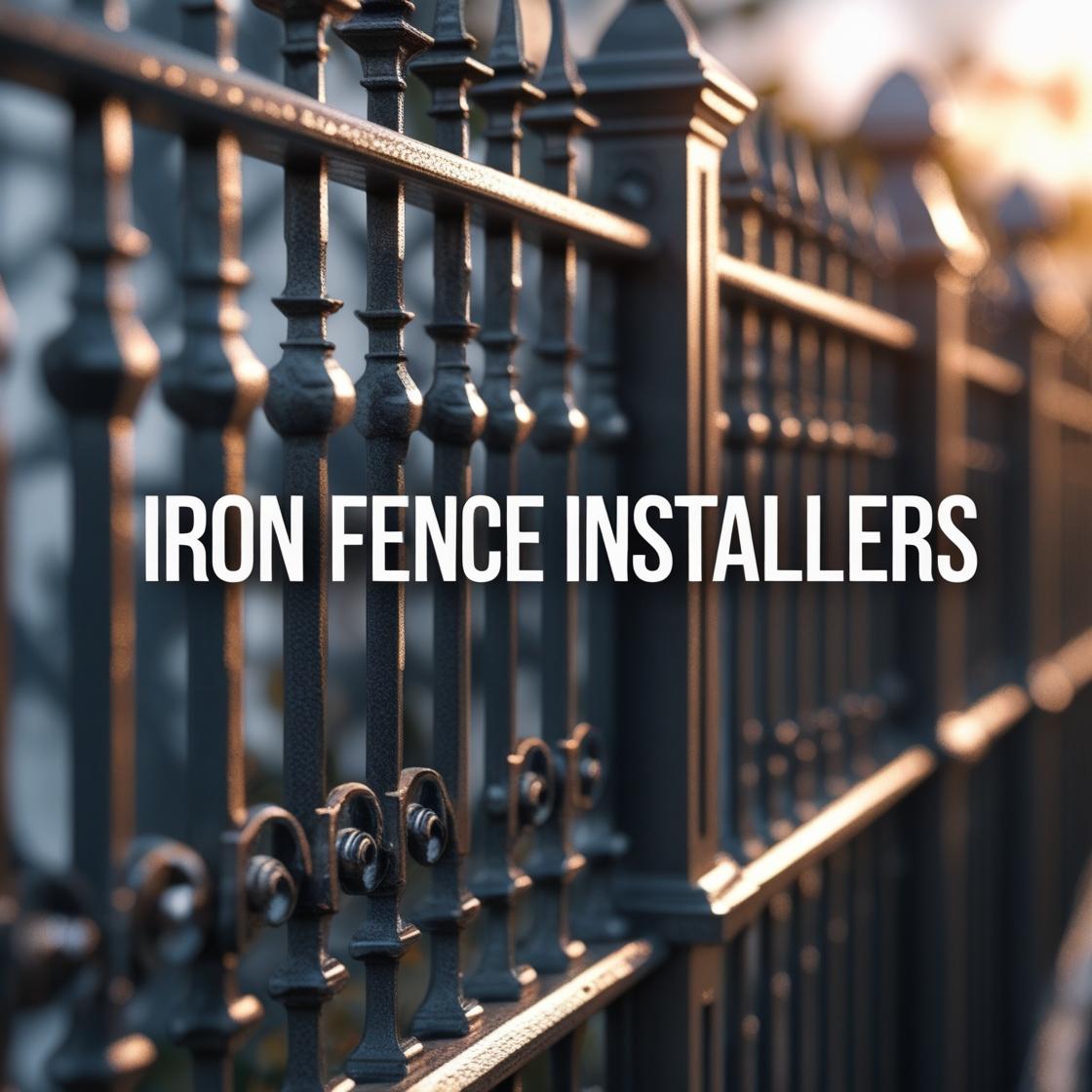 Iron Fence Elegance Houston