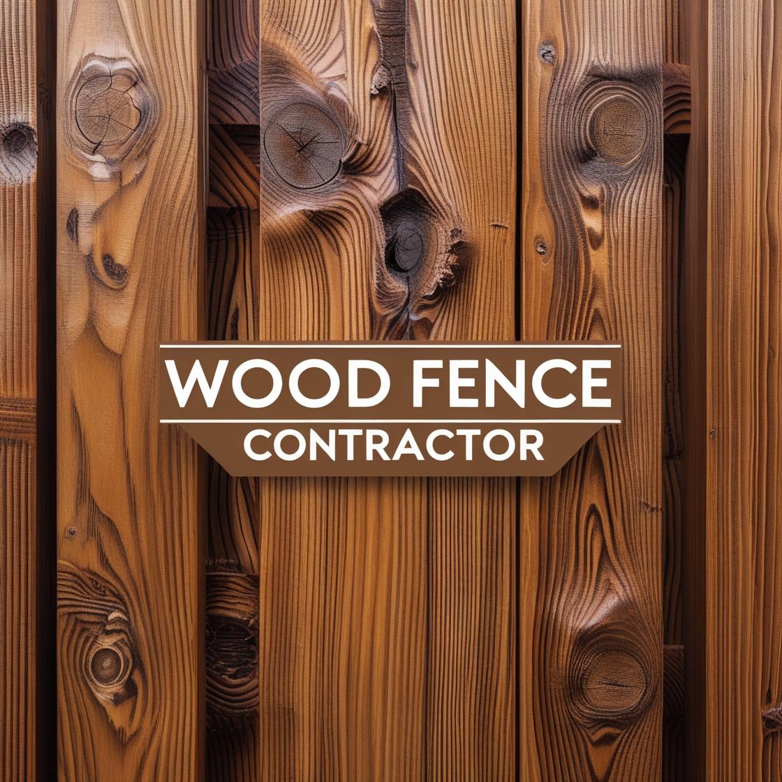 Mustang Wood Fence Design